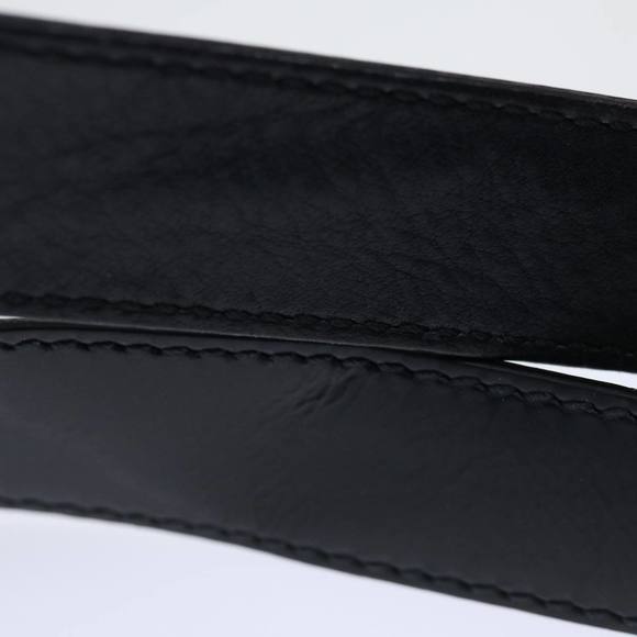 CELINE Macadam Canvas Tote Bag Enamel Silver Black Auth 70632 - Picture 14 of 16